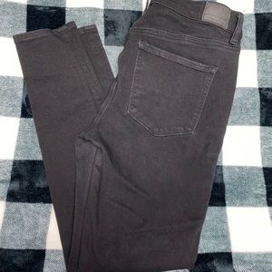 American Eagle Black Solid Jeans